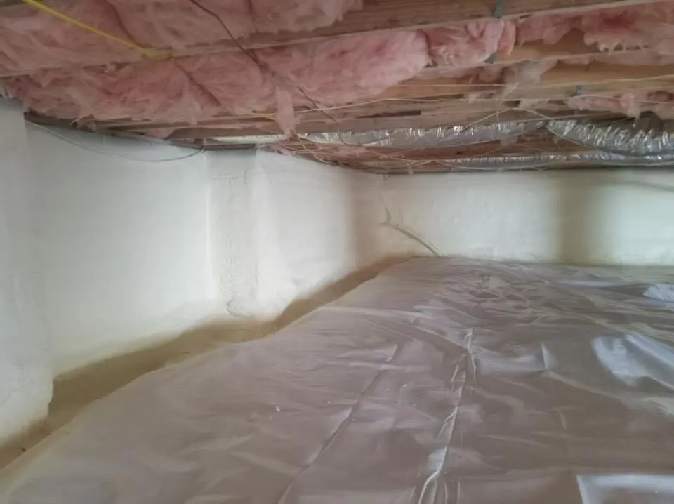 Crawl space encapsulation with closed-cell spray foam for Roof Maintenance in Petoskey